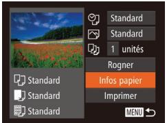 CANON POWERSHOT SX700 HS - Choix du format de papier et de la mise en page avant l'impression - 1