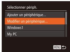 CANON POWERSHOT SX700 HS - Modification des informations de connexion - 2