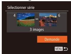 CANON POWERSHOT SX700 HS - - Configuration de l'impression pour une plage d/images - 1