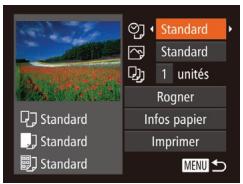 CANON POWERSHOT SX700 HS - Configuration des réglages d'impression - 1