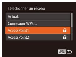 CANON POWERSHOT SX700 HS - Connexion aux points d'accès de la liste - 1