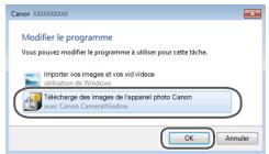 CANON POWERSHOT SX700 HS - Mettez l'appareil photo sous tension pour acceder à CameraWindow. - 2