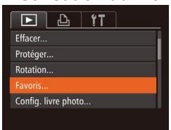CANON POWERSHOT SX700 HS - Utilisation du menu - 1