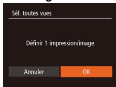 CANON POWERSHOT SX700 HS - Configuration de l'impression pour toutes les images - 1