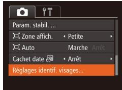 CANON POWERSHOT SX700 HS - Enregistrement des informations d'identification de visage - 1