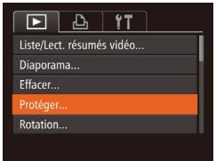 CANON POWERSHOT SX700 HS - Utilisation du menu - 1