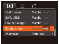 CANON POWERSHOT SX700 HS - Désactivation de la rotation automatique - 1