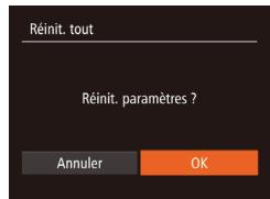 CANON POWERSHOT SX700 HS - Rétablissement des réglages par défaut - 1