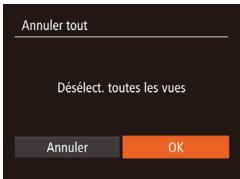 CANON POWERSHOT SX700 HS - Effacement de toutes les images de la liste d'impression - 1
