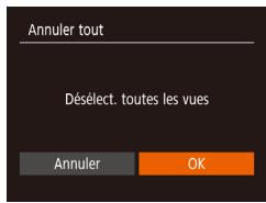 CANON IXUS 285 HS - Effacement de toutes les images de la liste d'impression - 1