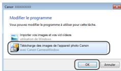 CANON IXUS 285 HS - Installez un pilote (pour la première connexion Windows uniquement). - 1