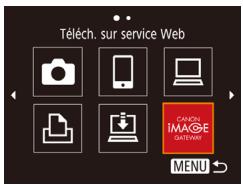 CANON IXUS 285 HS - Accédez au menu Wi-Fi. - 1