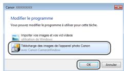 CANON IXUS 285 HS - Mettez l'appareil photo sous tension pour acceder à CameraWindow. - 1