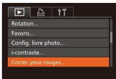 CANON POWERSHOT G7 X MARK II - Correction des yeux rouges - 3