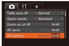 CANON POWERSHOT G7 X MARK II - Modification du réglage de mise au point - 3