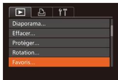 CANON POWERSHOT G7 X MARK II - Marquage des images comme favors - 3