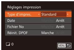CANON POWERSHOT G7 X MARK II - Configuration des réglages d'impression - 3