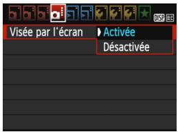 CANON EOS 1200D - Activation de la prise de vue avec Visée par l'écran - 1