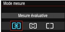 CANON EOS 1200D - Réglez le mode mesure. - 1