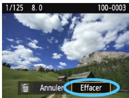 CANON EOS 1200D - Effacement d'une image simple - 2