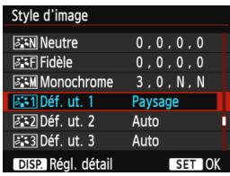 CANON EOS 1200D - Définisse le paramètre. - 1