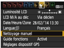 CANON EOS 1200D - MENU Nettoyage manuel du capteur\* - 1