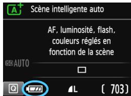 CANON EOS 1200D - Vérification du niveau de charge de la batterie - 1