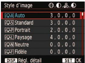 CANON EOS 1200D - Style d'image\* - 1