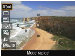 CANON EOS 1200D - Affichez l'image de Visée par l'écran. - 1