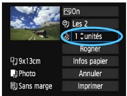 CANON EOS 1200D - Réglez l'impression de la date et du numéro de fichier. - 1