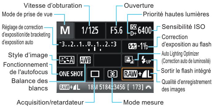 CANON EOS 1200D - Contrôle rapide - 6