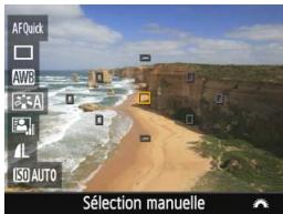 CANON EOS 1200D - Selectionne le collmateur AF. - 1