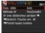 CANON EOS 1200D - Mode d'enregistrement video - 2