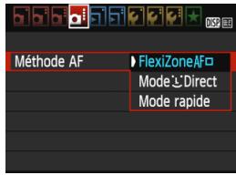 CANON EOS 1200D - Sélection de la méthode AF - 1