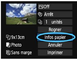CANON EOS 1200D - Ecran des paramètres d'impression - 2
