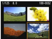 CANON EOS 1200D - Affichez l'index. - 2