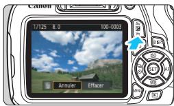 CANON EOS 1200D - Effacement d'une image simple - 1