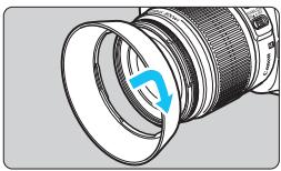 CANON EOS 1200D - Fixation d'un pare-soleil - 1