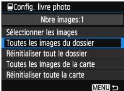 CANON EOS 1200D - Spécification de toutes les images dans un dossier ou sur une carte - 1