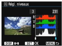 CANON EOS 1200D - Régl. niveaux - 1