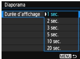 CANON EOS 1200D - Configurez [Régler] à votre guise. - 1