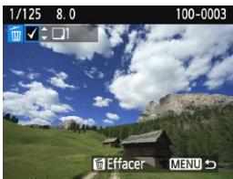 CANON EOS 1200D - Sélectionnez [Sélectionner et effacer images]. - 1