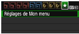 CANON EOS 1200D - MENU Enregistrement de Mon menu - 1