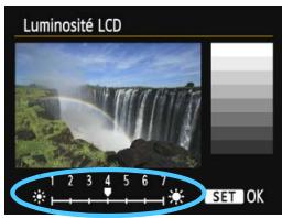 CANON EOS 1200D - MENU Reglage de la luminosité de l'écran LCD - 2