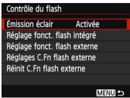 CANON EOS 1200D - MENU réglage du flash - 2