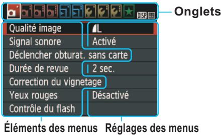 CANON EOS 1200D - Utilisation des menus - 4
