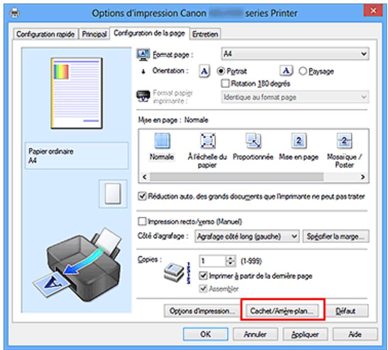 CANON PIXMA MG2550S - Enregistrement d'un nouvel arrêté-plan - 1