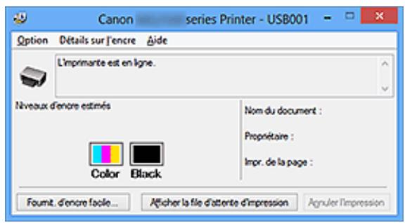 CANON PIXMA MG2550S - Contrôle du niveau d'encre sur votre ordinateur - 1