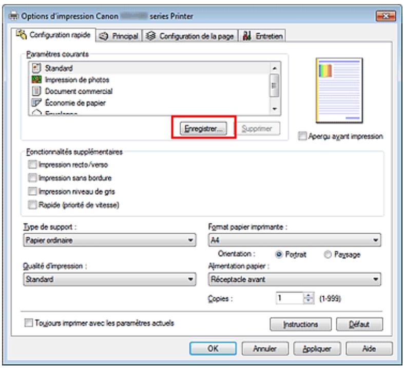 CANON MG3250 - Enregistrement d'un profil d'impression - 1