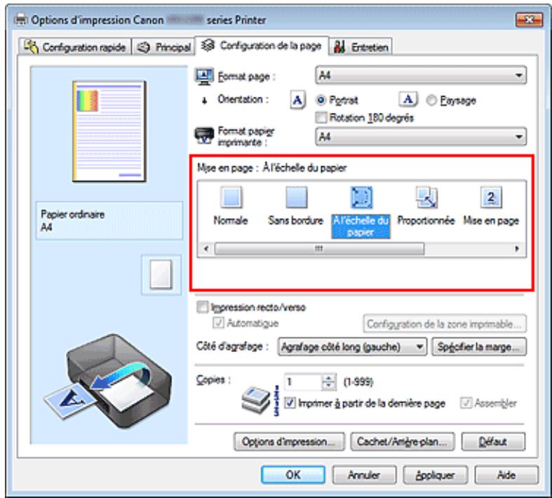 CANON MG3255 - Impression à l'échelle du papier - 2